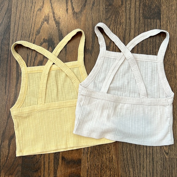 American Eagle Cross Back Tank Top - Set of 2 - Size XS - Picture 2 of 3